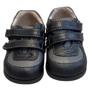 Boys See Kai Run Thurston Black Shoes, Size 6